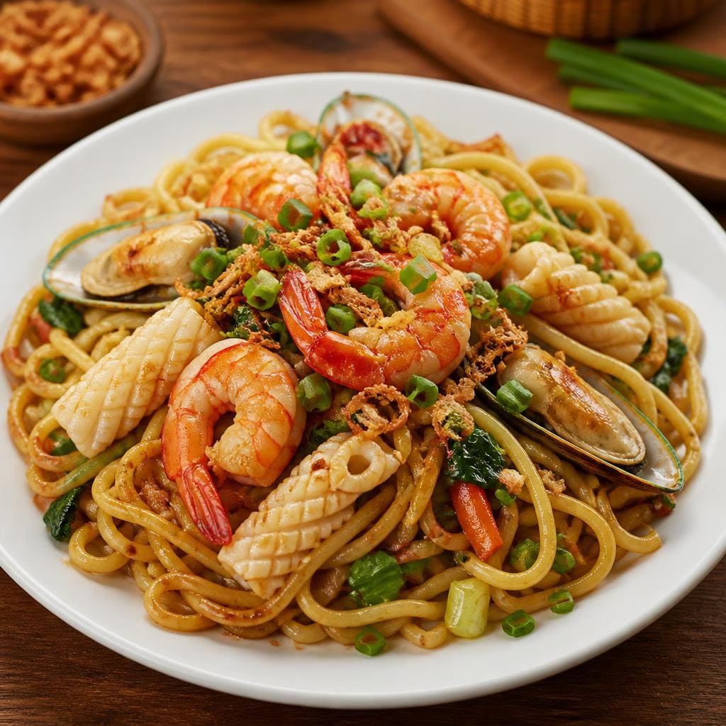 Bakmi Golek Bakmi Goreng Seafood